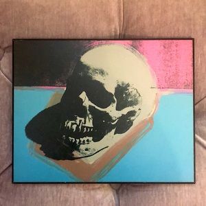 Andy Warhol skull print